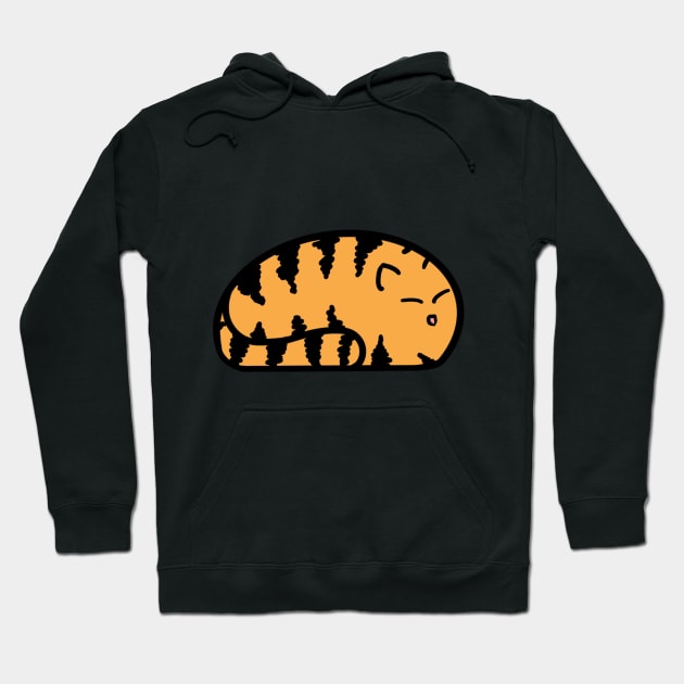 Cute little ginger cat blob Hoodie by AshStore